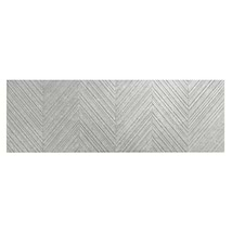 Stoneside Pearl Gray Chevron 12x36 Matte Ceramic Tile