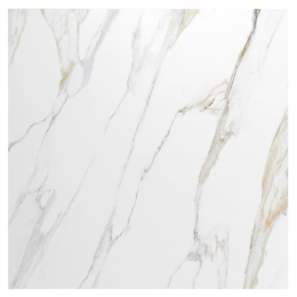 Minera Aurora Gold 48x48 Marble Look Polished Porcelain Tile