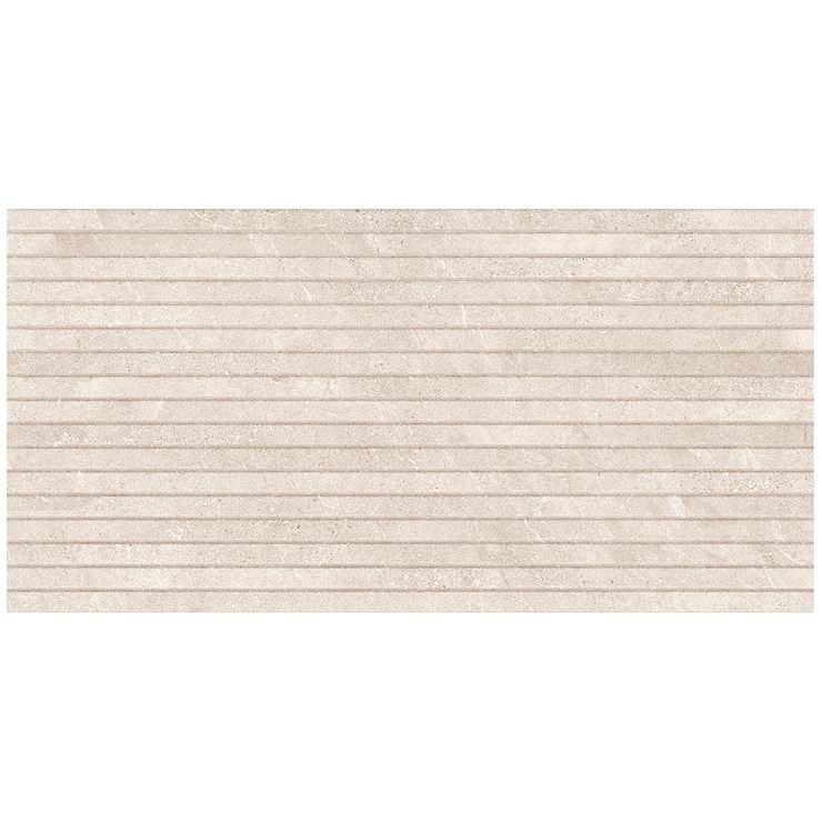 Lune Ribbon Beige 24x48 Matte Porcelain Tile