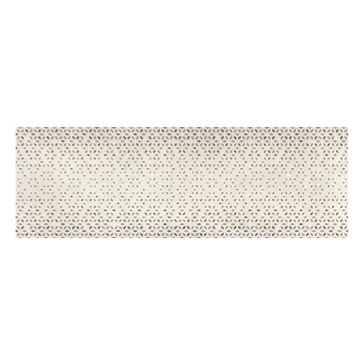 Terramay Flower Taupe 12x36 Textured Mixed Finish Matte Ceramic Tile