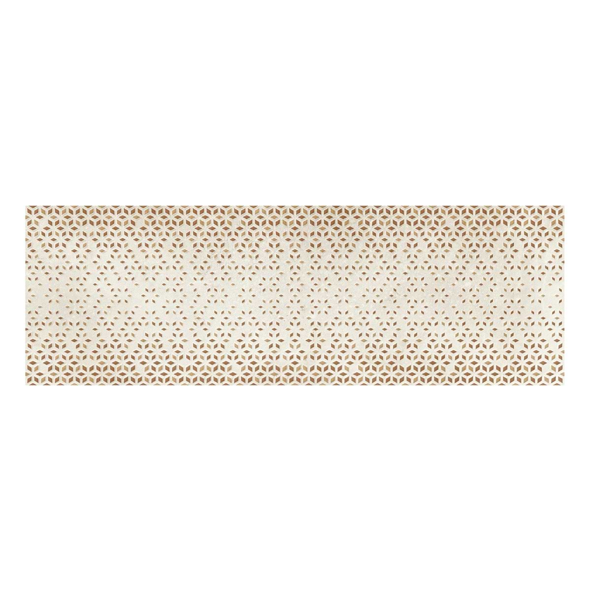 Terramay Flower Terracotta 12x36 Textured Mixed Finish Matte Ceramic Tile