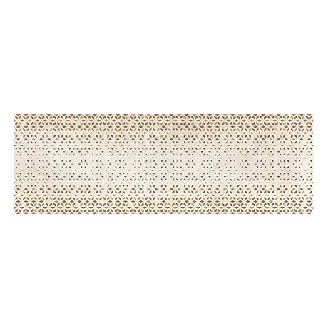 Terramay Flower Terracotta 12x36 Textured Mixed Finish Ceramic Tile