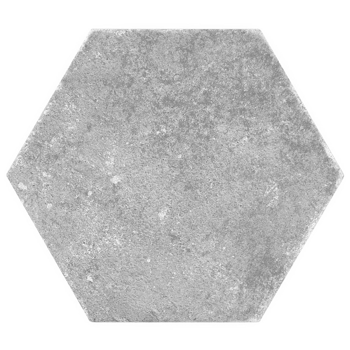 Terra Pompeii Gris Gray 8" Hexagon Matte Porcelain Tile