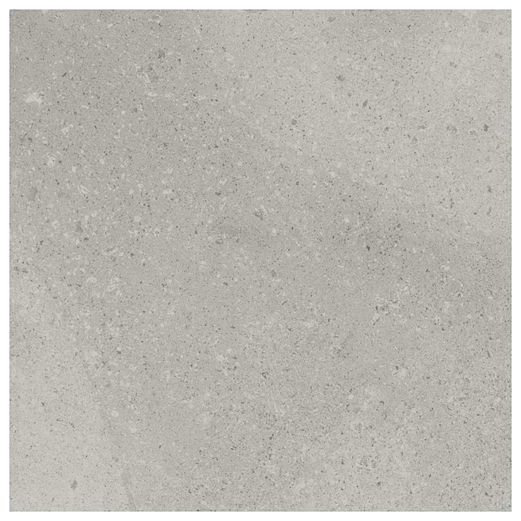 Sample-New Rock Fumo Light Gray Limestone Look Matte Porcelain Tile