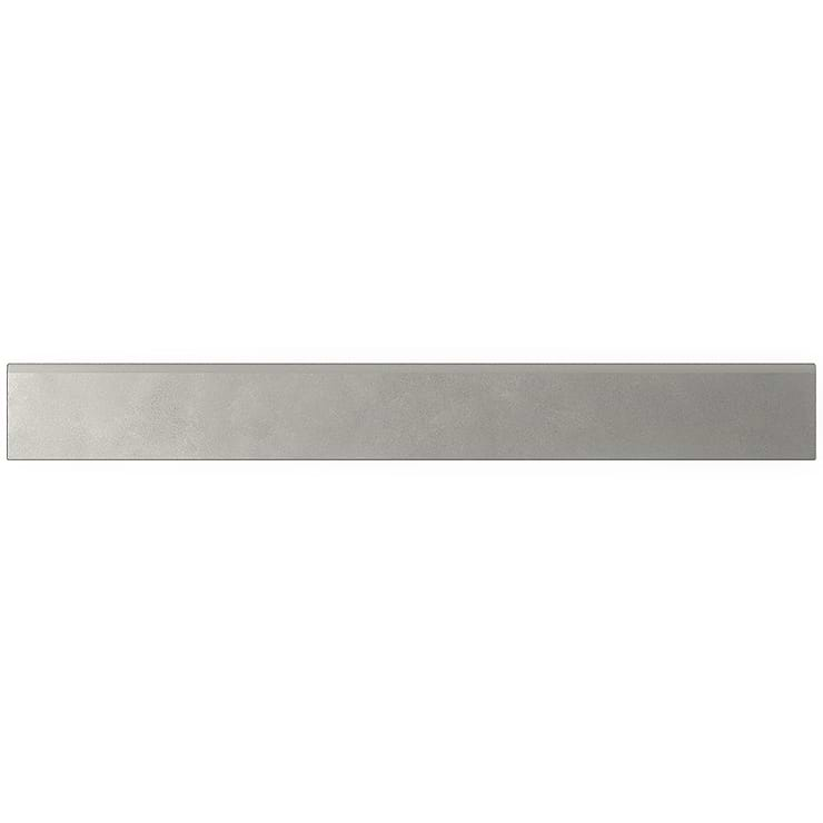 Clay Fancy Gray 3x32 Matte Porcelain Bullnose | Tilebar.com