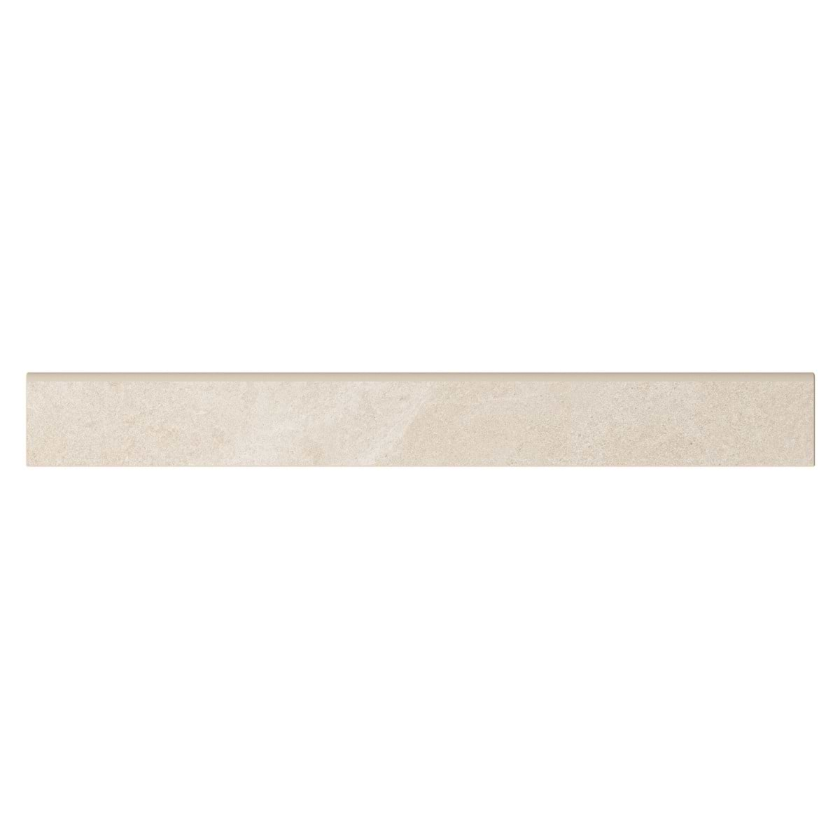 Era Crema Beige 3x24 Limestone Look Matte Porcelain Bullnose