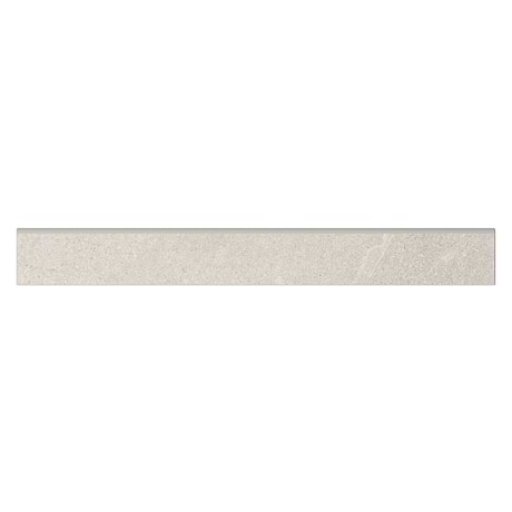 Era Linen White 3x24 Limestone Look Matte Porcelain Bullnose