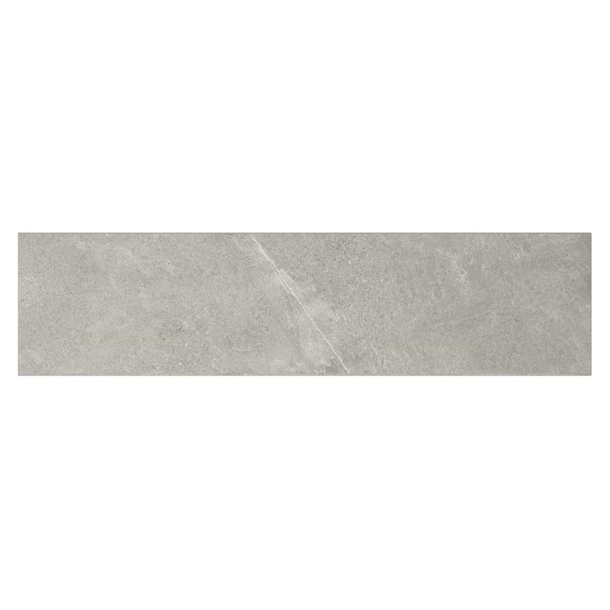 Era Silver Gray 12x48 Limestone Look Matte Porcelain 2CM Pool Coping