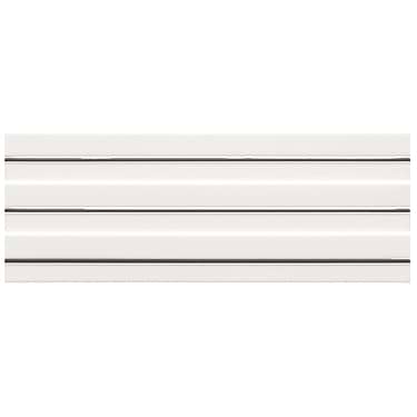 Bariano White 6x16 Fluted 3D Matte Porcelain Tile
