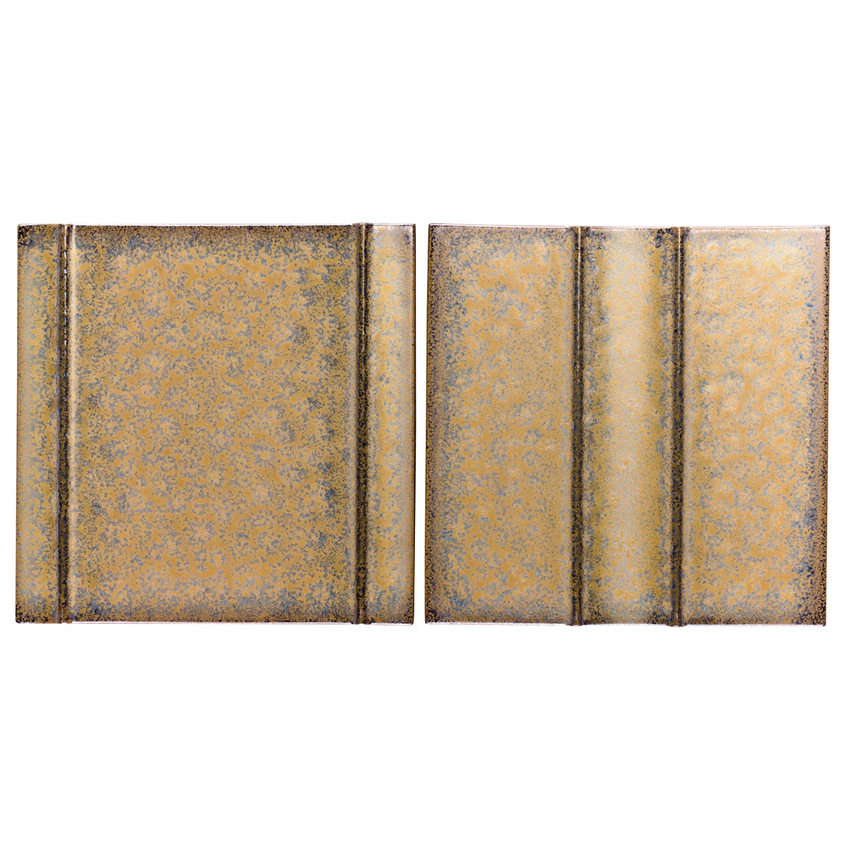 Kinro Golden Brown 6x6 Metallic Look Matte Porcelain Tile