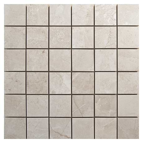 Thor Bone Beige 2x2 Matte Porcelain Mosaic Tile