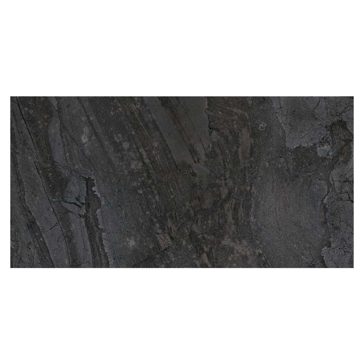 Santo Charcoal Black 24x48 Matte Porcelain Tile