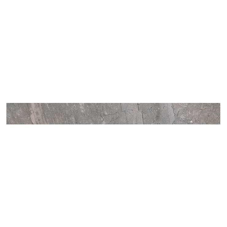 Santo Pearl Gray 3x24 Matte Porcelain Bullnose