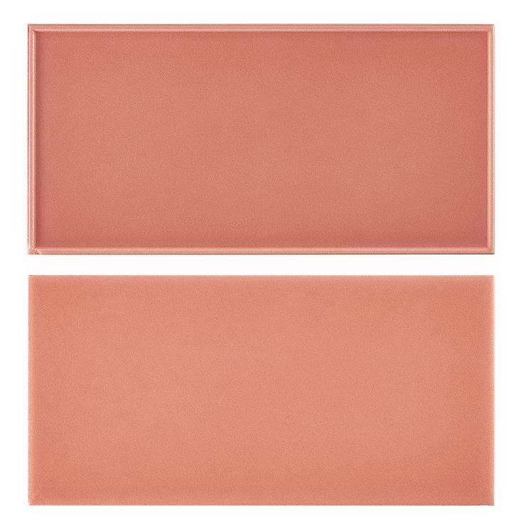 Disco-Stacy Garcia Maddox Coral 4x8 Matte Ceramic Wall Tile