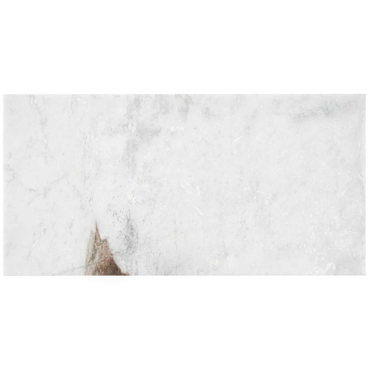 Alaska White 12x24" Honed Marble Tile