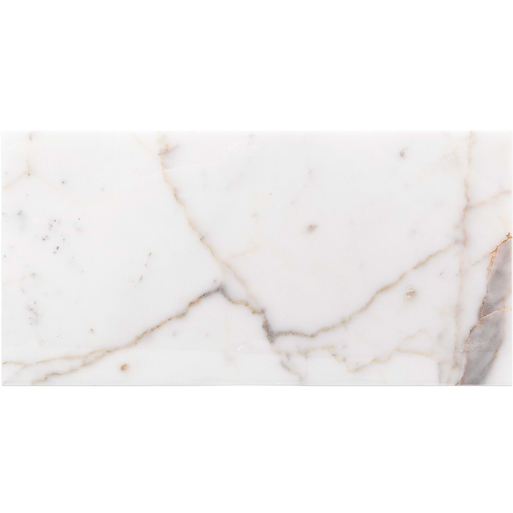 Calacatta 12x24 Polished Marble Tile