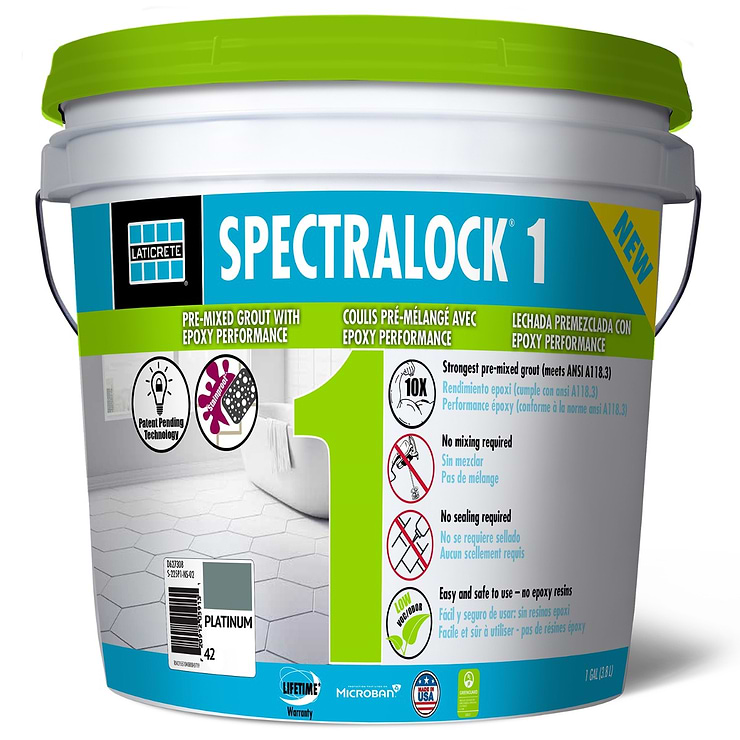 Laticrete SpectraLock 1 Platinum Grout - Gallon