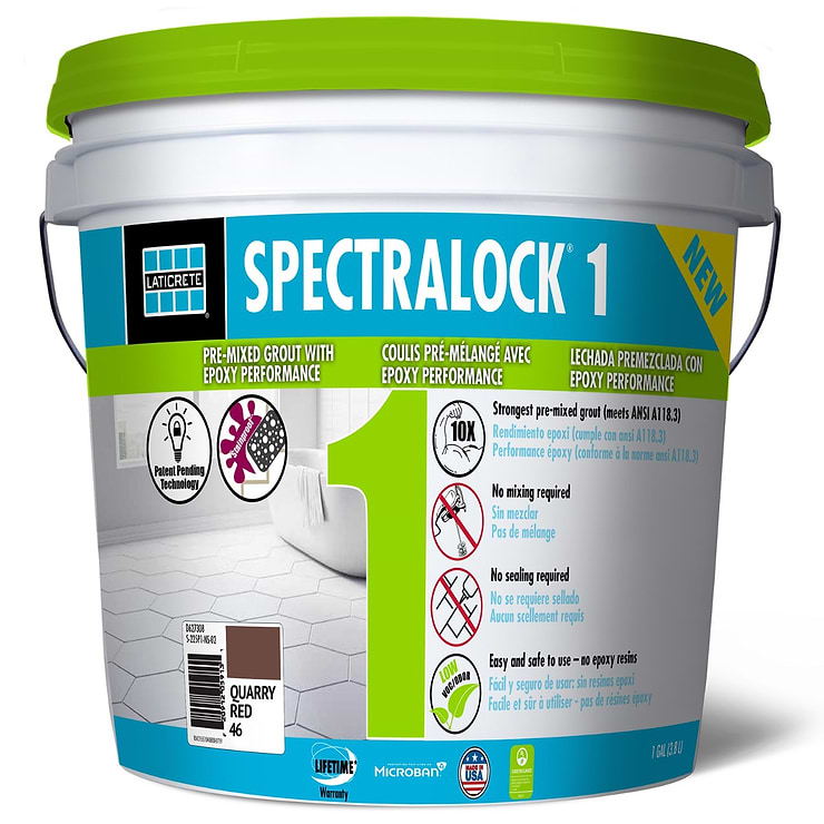 Laticrete SpectraLock 1 Quarry Red Grout - Gallon