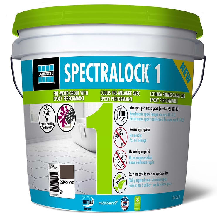 Laticrete SpectraLock 1 Espresso Grout - Gallon