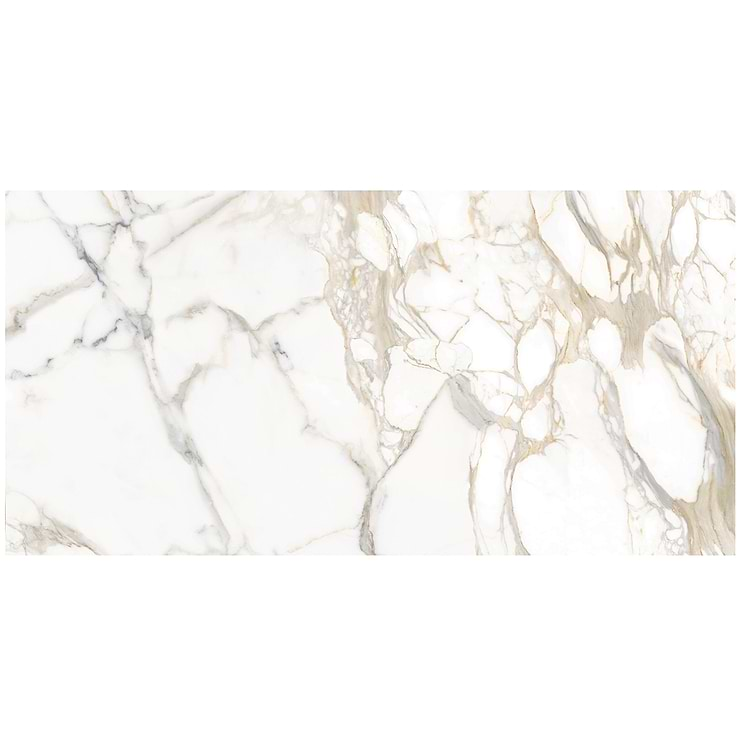 TileBarXL Marmi Slim Bernini Oro 30" x 60" Polished Porcelain Slab