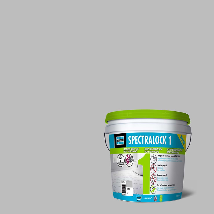 Laticrete SpectraLock 1 Mink Grout - Gallon; in Gray Grout; released 2024; new, trends
