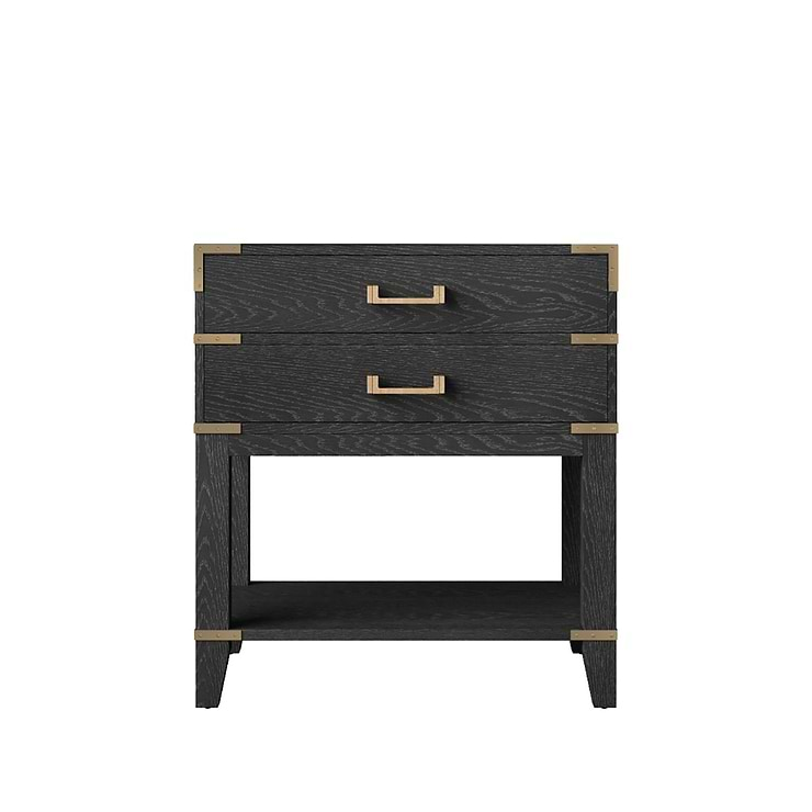 Calico Black Oak 30" Single Vanity with Carrara Marble Top