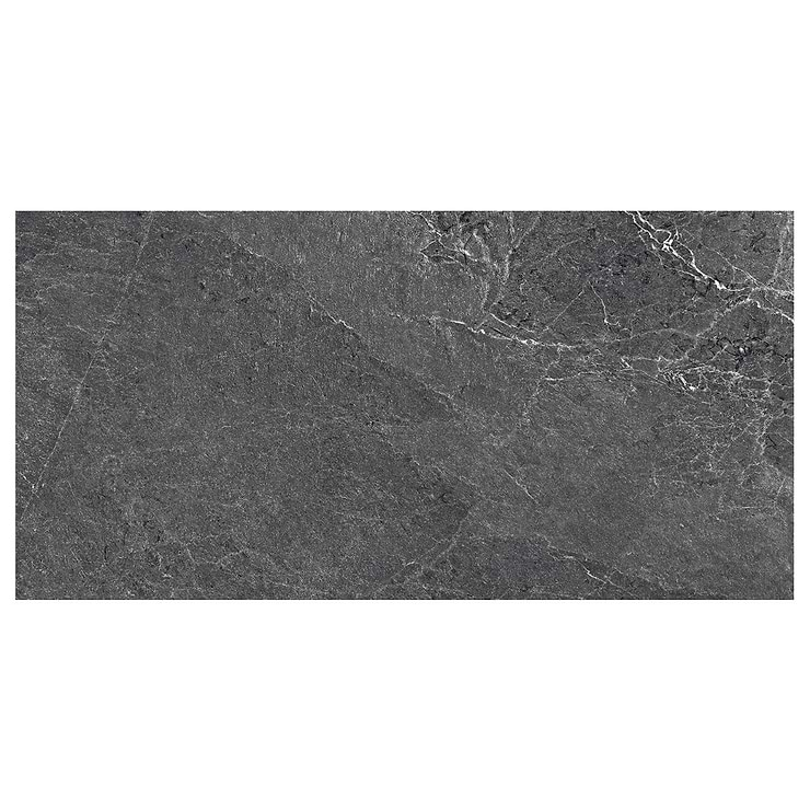 ZenTech Graphite Gray 24x48 Matte Porcelain Tile