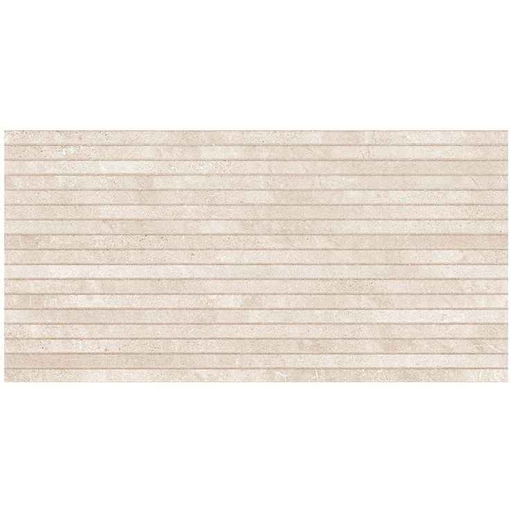 Lune Ribbon Beige 24x48 Matte Porcelain Tile