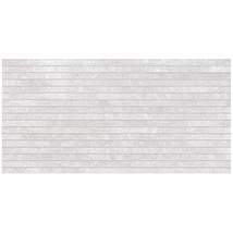 Lune Ribbon Ice Light Gray 24x48 Matte Porcelain Tile