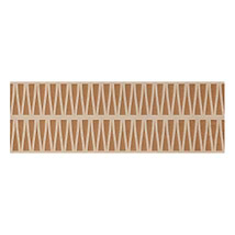 Terramay Deco Terracotta 12x36 3D Mixed Finish Ceramic Tile