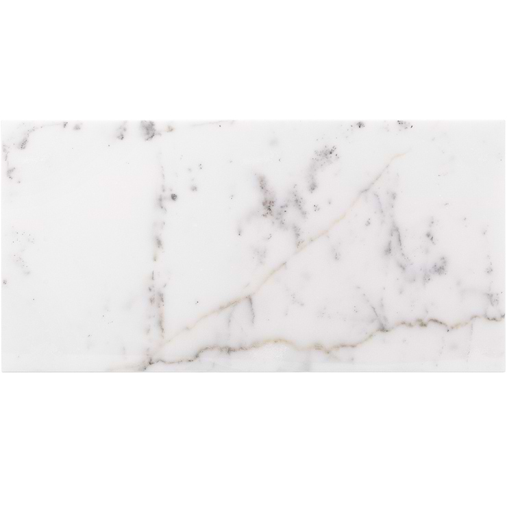 Calacatta 12x24 Polished Marble Tile