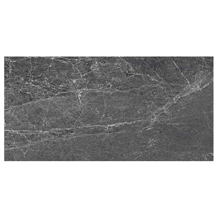 ZenTech Graphite Gray 24x48 Matte Porcelain Tile