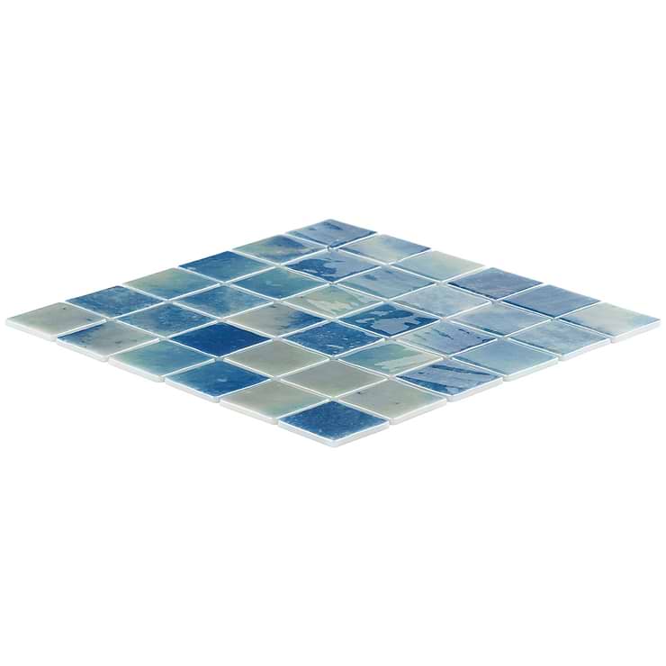 Swim Bluestone 2x2 Polished Glass Mosaic Tile