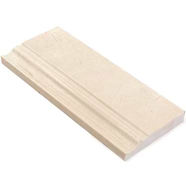 Crema Marfil Beige 5x12 Marble Base Molding Liner