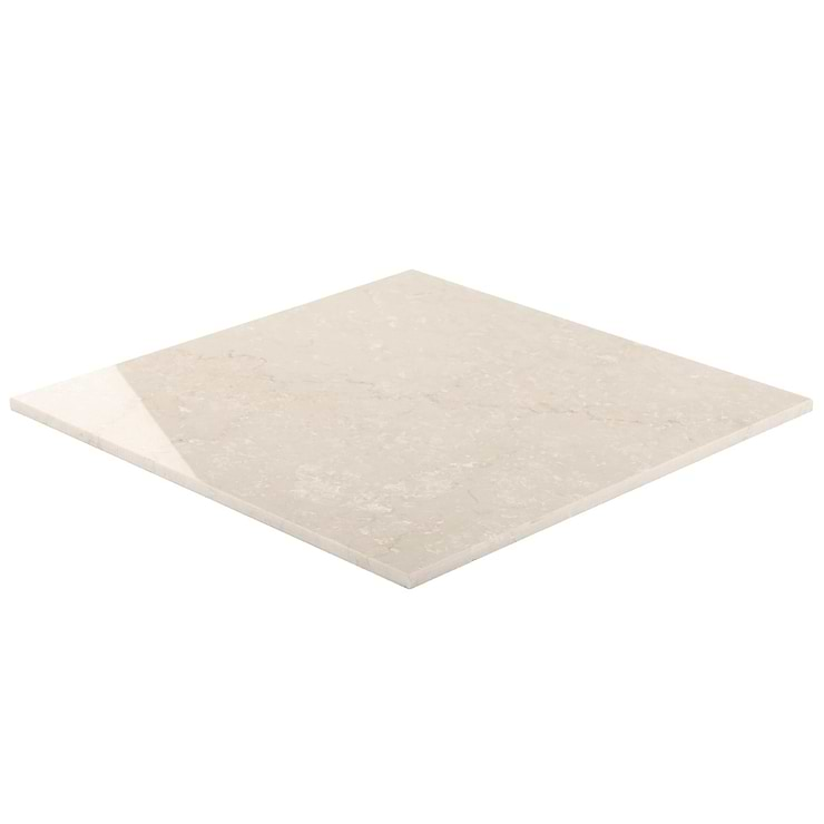 Botticino Extra Light Beige 18x18 Polished Marble Tile