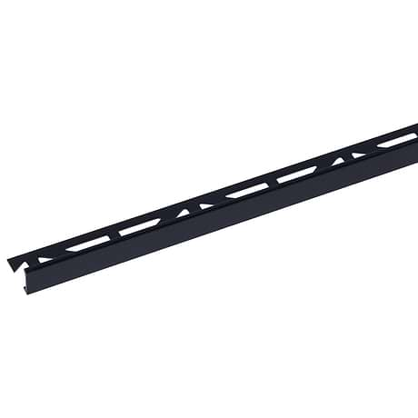 Blanke Essentials Powder-Coated Coal Black 3/8" (9.5mm) Edge Protector Trim