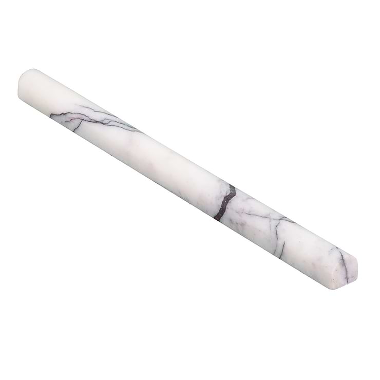 Lilac White 1x12 Honed Pencil Molding