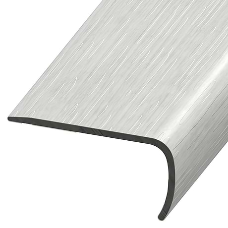 Fleetwood Silver 2x1x94" LVT VersaEdge Stair Nose by Versatrim