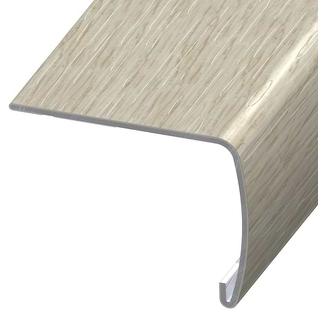 Hudson Misty Sky 2x1.5x94" VersaEdge Xtra Tall Stair Nose by Versatrim