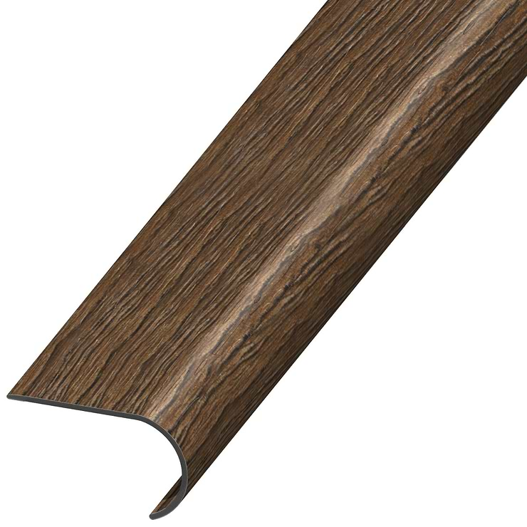 Hudson Espresso 2.48x1.52x94" LVT Round Stair Nose by Versatrim