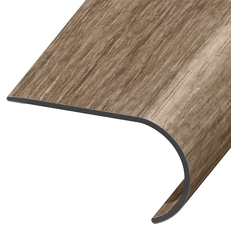 Fleetwood Mocha 2.48x1.52x94" LVT Round Stair Nose by Versatrim