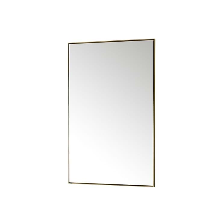 James Martin Vanities Rohe Champagne Brass 26x40" Rectangle Mirror