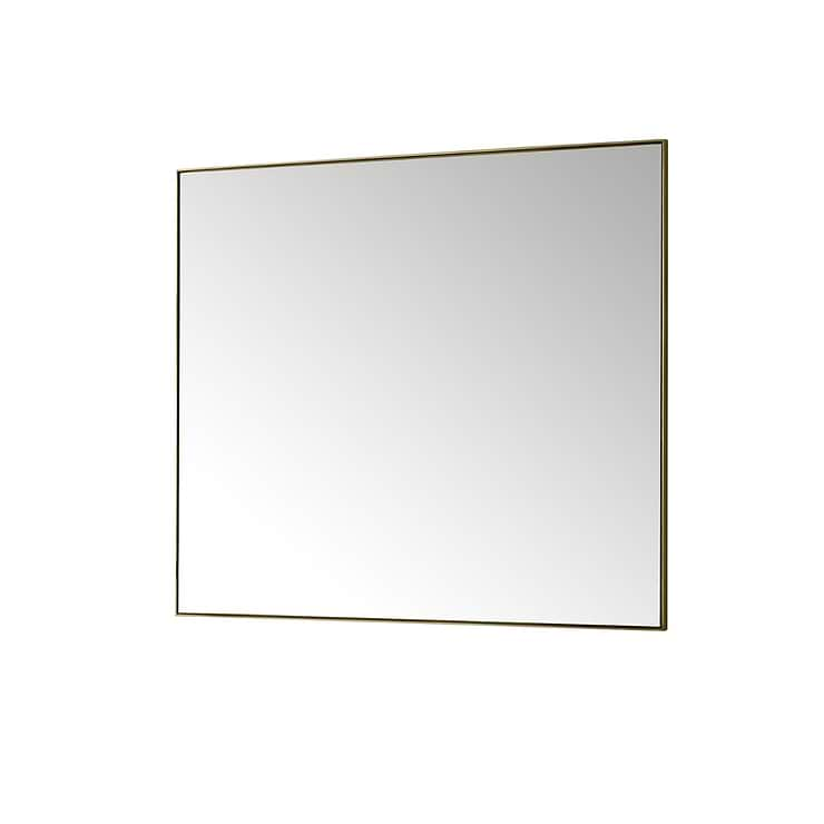 James Martin Vanities Rohe Champagne Brass 48x40" Rectangle Mirror