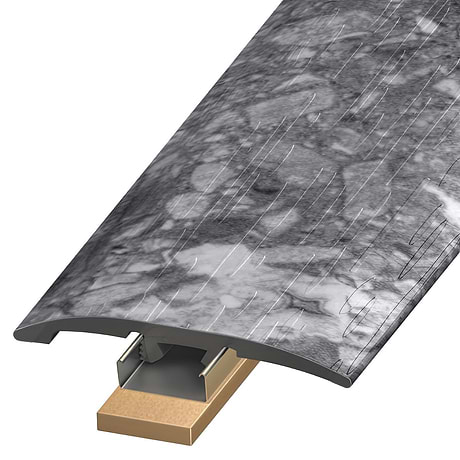 Rizo LVT Charcoal Black 2x94" LVT Slim Trim by Versatrim