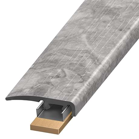 Rizo LVT Earth Gray 1.38x94" LVT Slim End Cap by Versatrim