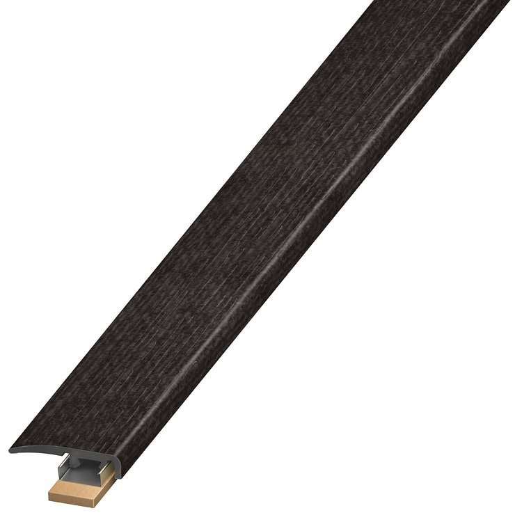 Ristretto LVT Charcoal Black 1.38x94" LVT Slim End Cap by Versatrim