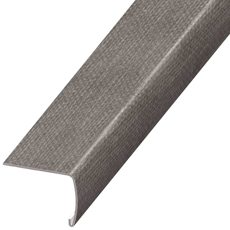 Ristretto LVT Dark Gray 2x1.5x94" VersaEdge Xtra Tall Stair Nose by Versatrim