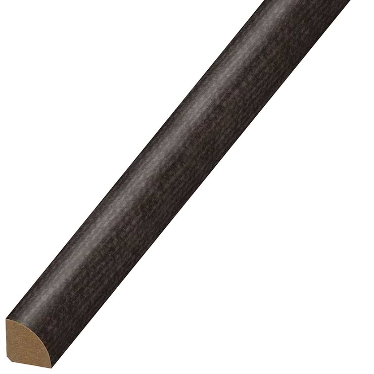 Ristretto LVT Charcoal Black .75x94" LVT Quarter Round Molding by Versatrim