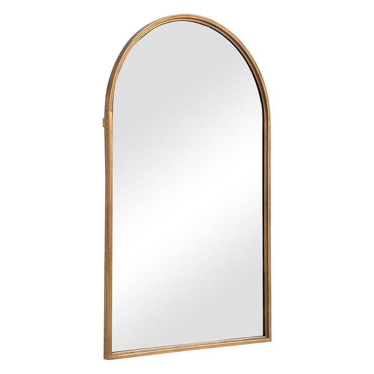 Simpla Horizon Gold 24x39" Arched Mirror