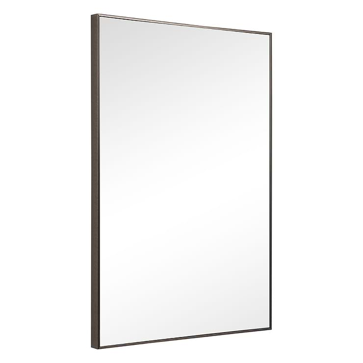 Everyday Dawn Gunmetal 21x31" Rectangle Mirror